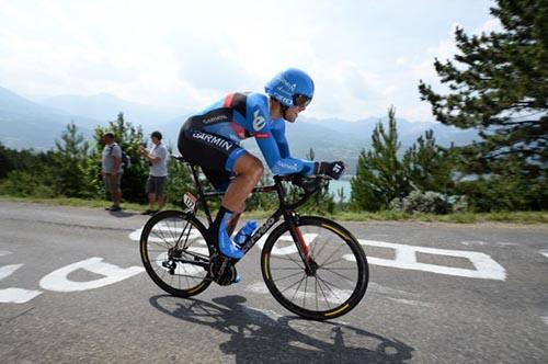 Ciclista da Garmim disputa Contrarrelógio durante o Tour de France 2013 / Foto: Divulgação
